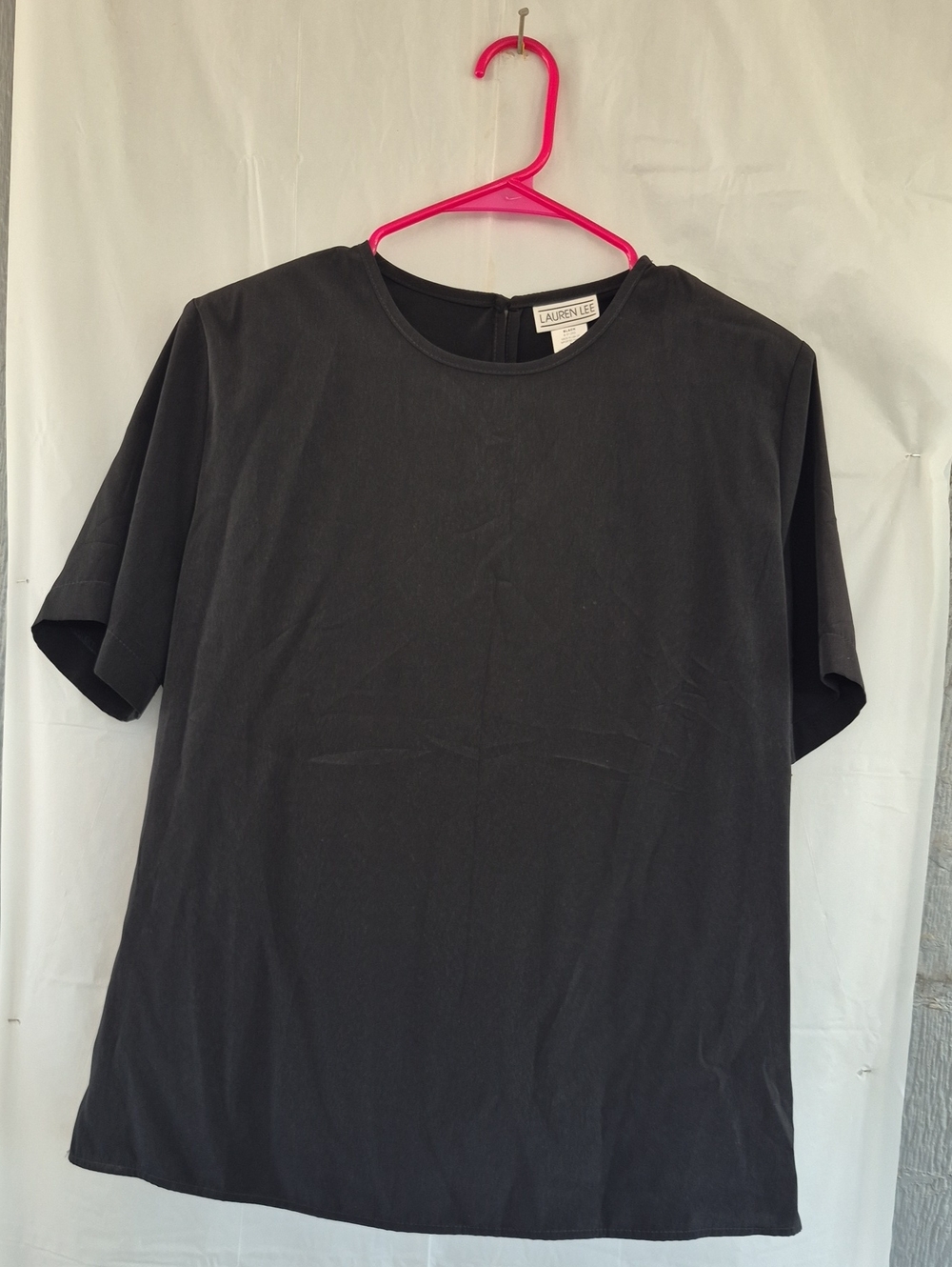 Lauren Lee Men’s Black Crew Neck Short Sleeve Tee